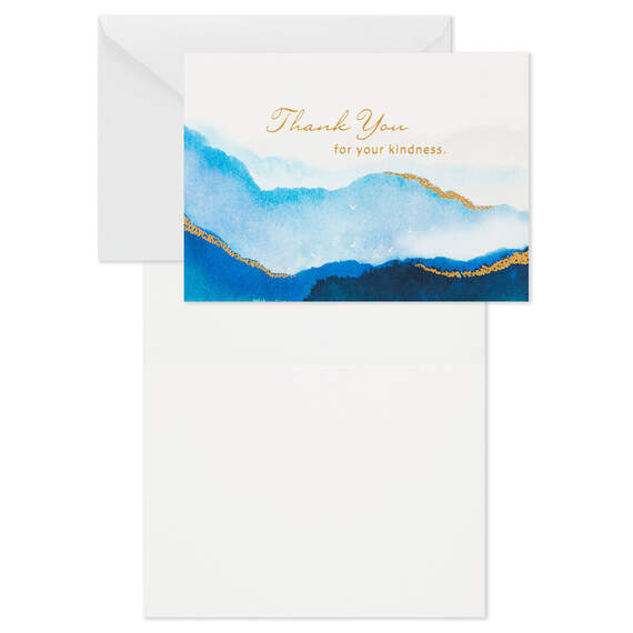 Watercolor Landscape Scenes Blank Sympathy Thank-You Notes, Pack of 50, , large image number 3