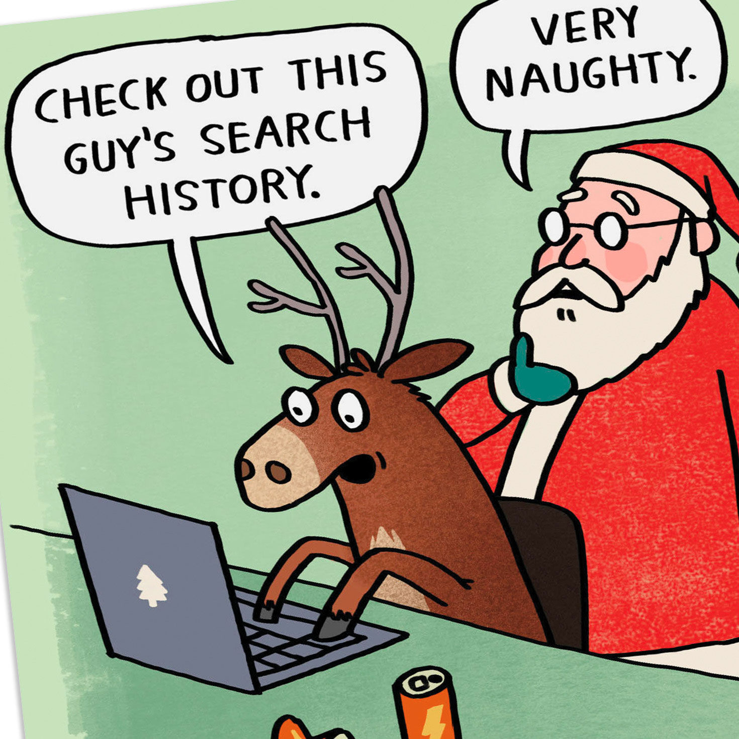 Hacker the Reindeer Funny Christmas Card for only USD 3.69 | Hallmark