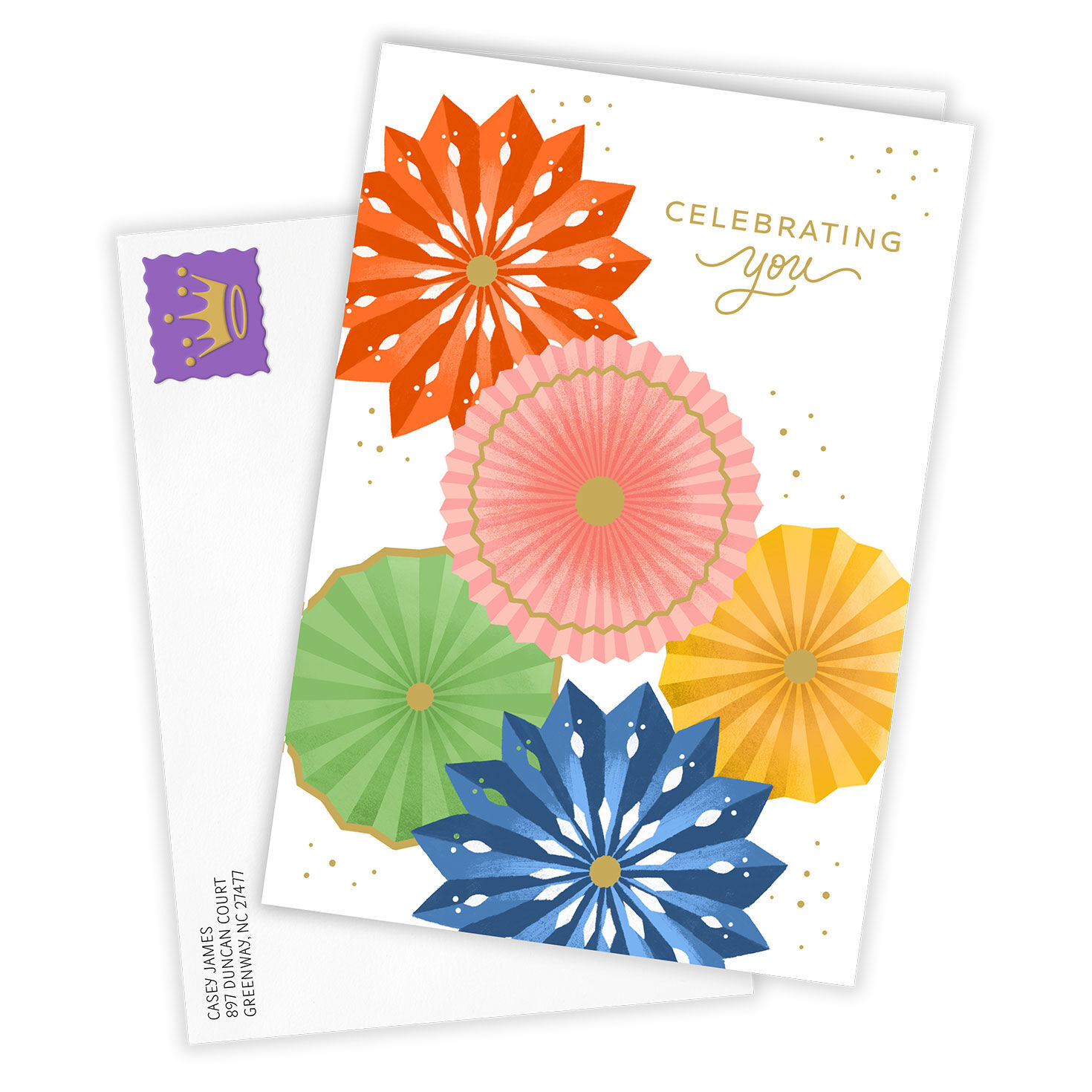 Celebrating You Custom Birthday Card, , large image number 2