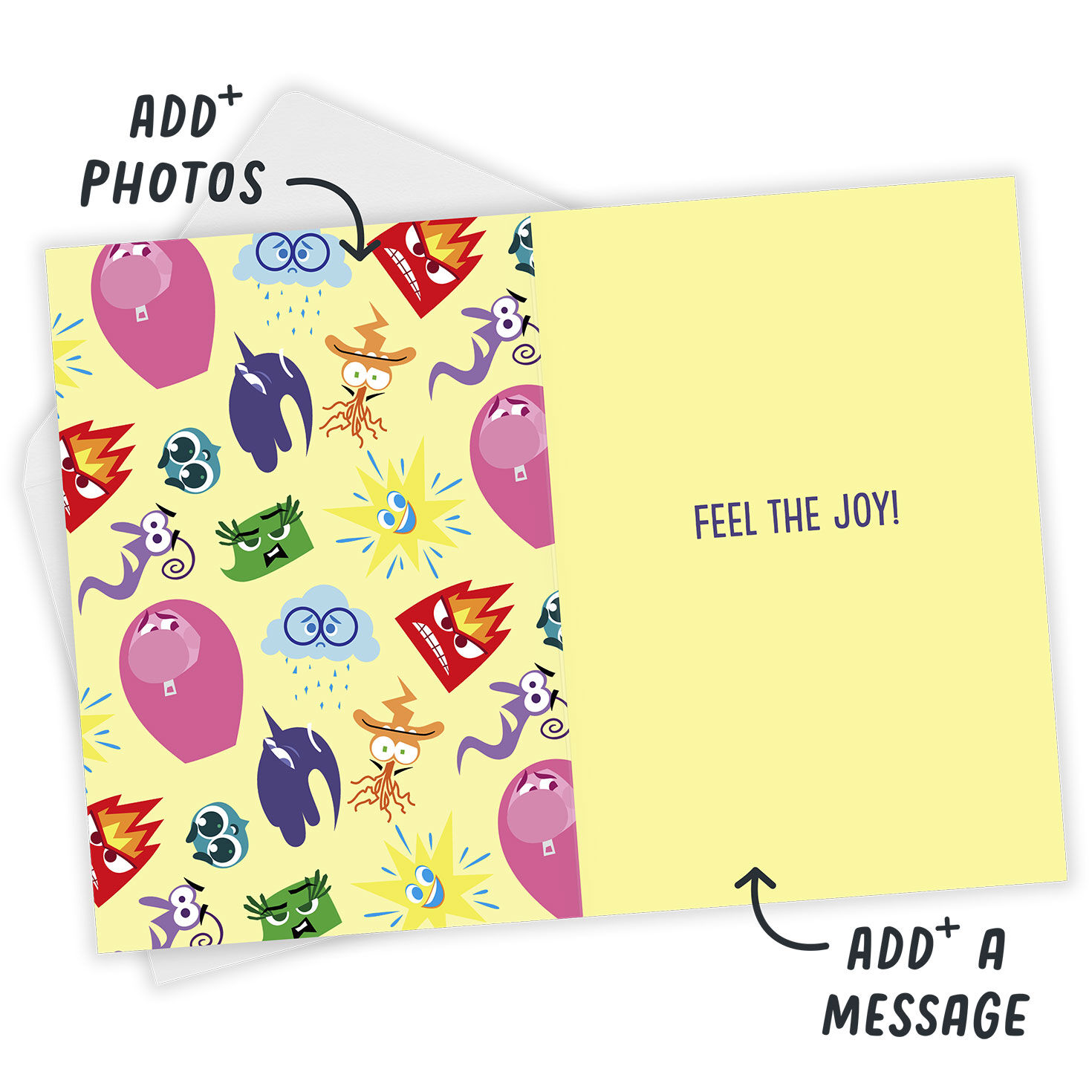 Disney/Pixar Inside Out Feel the Joy Custom Birthday Card, , large image number 4