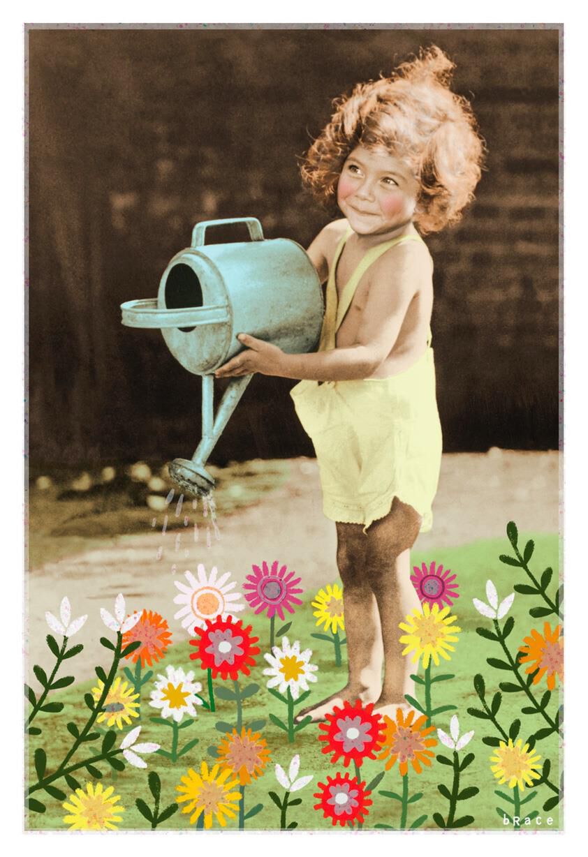 I Just Wet My Plants Funny Birthday Card
