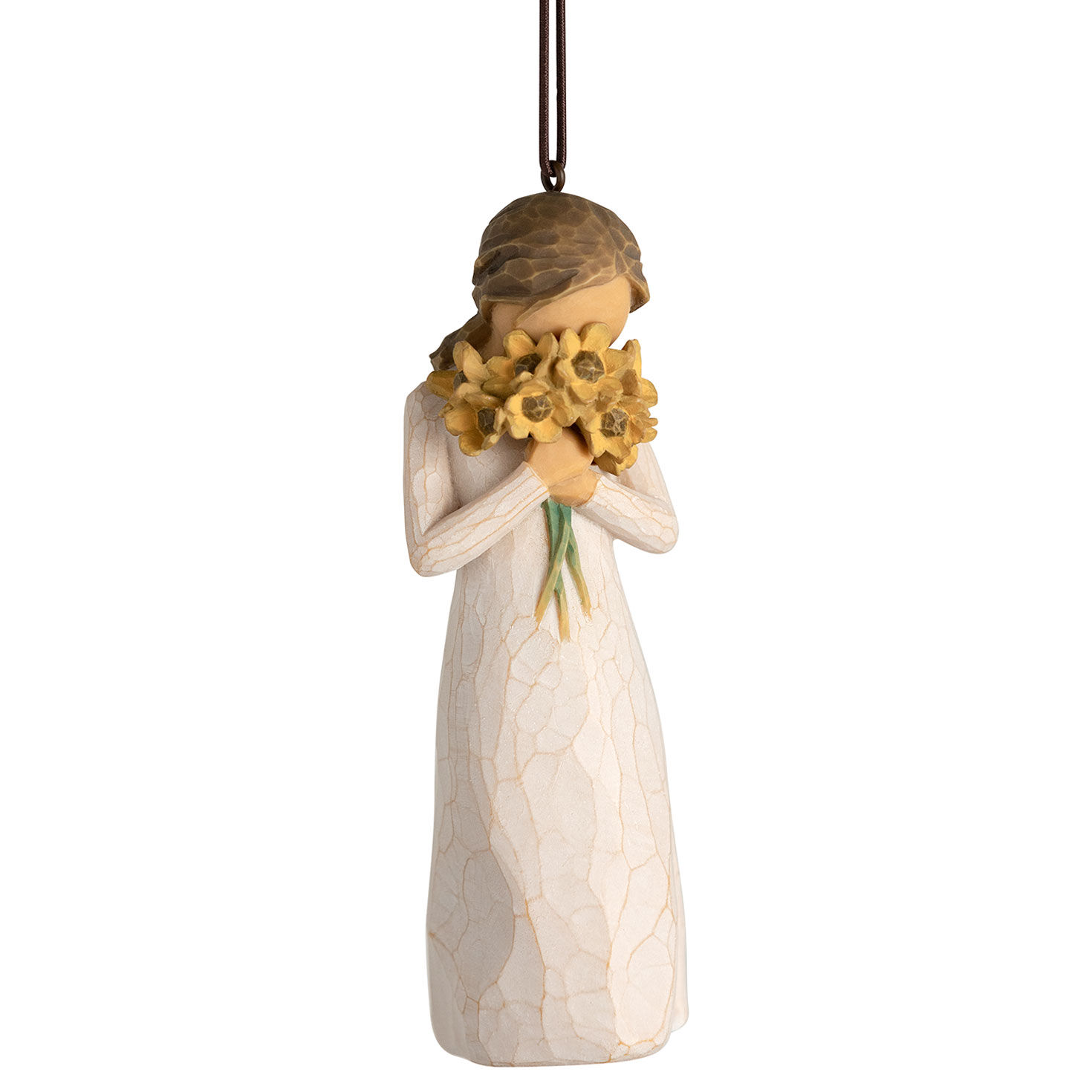Willow Tree Warm Embrace Figurine Resin Sunflowers Keepsake Ornament Gift Box 