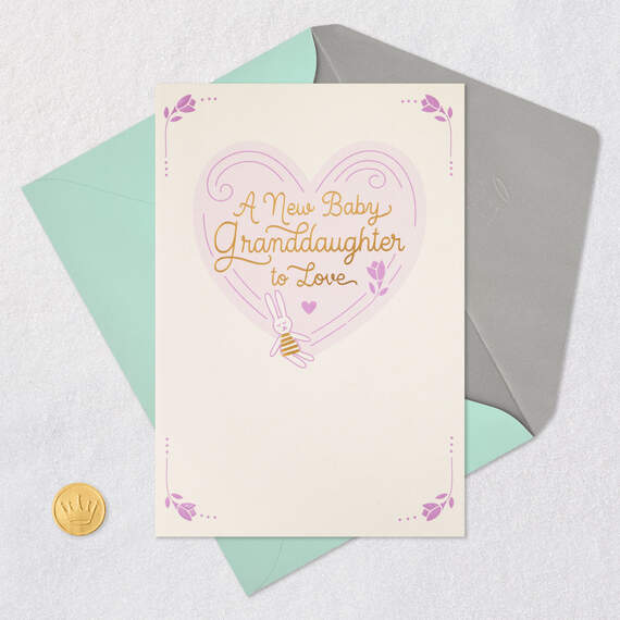 Darling Girl New Baby Card for Granddaughter, , large image number 5