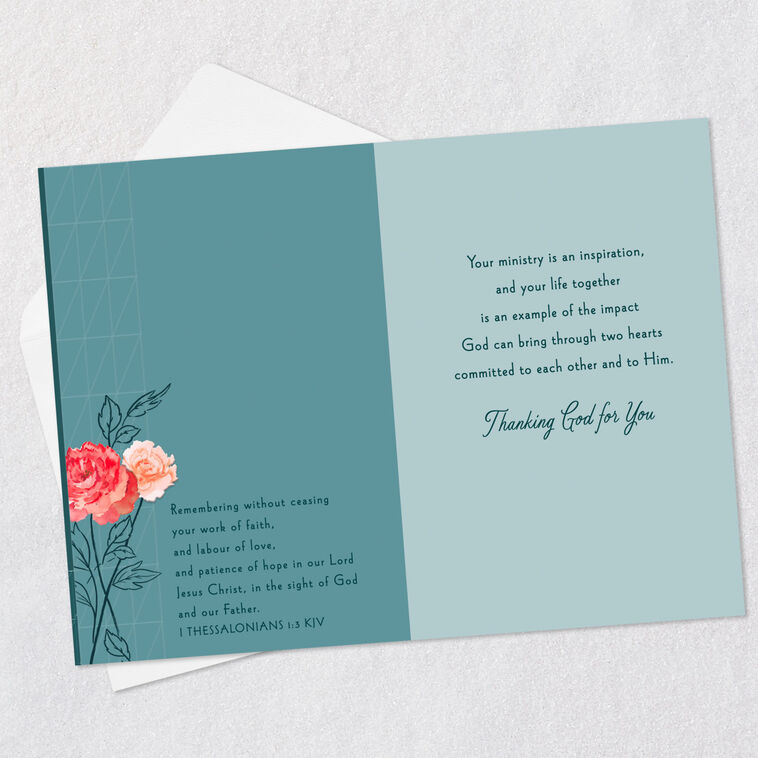 thanking-god-for-you-religious-thank-you-card-for-pastor-and-wife-greeting-cards-hallmark for Free Printable Pastor And Wife Appreciation Cards Thanking God for You Religious Thank You Card for Pastor and Wife - Greeting Cards | Hallmark for Free Printable Pastor And Wife Appreciation Cards