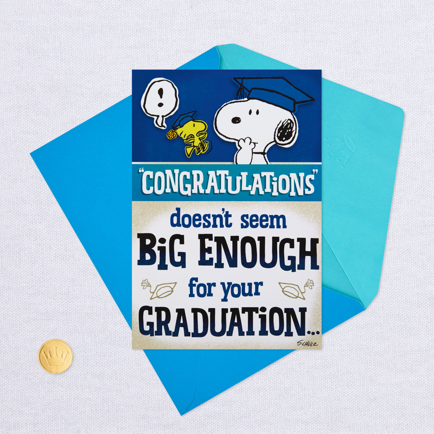 Peanuts® Big Congratulations Funny PopUp Graduation Card Greeting