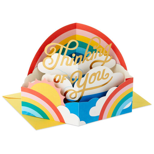 Sending Sunny Thoughts Your Way 3D Thinking of You Card, 
