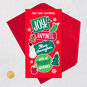 Red and Green Holiday Icons Money Holder Card Card Front with Envelope and Gold Seal image number 6