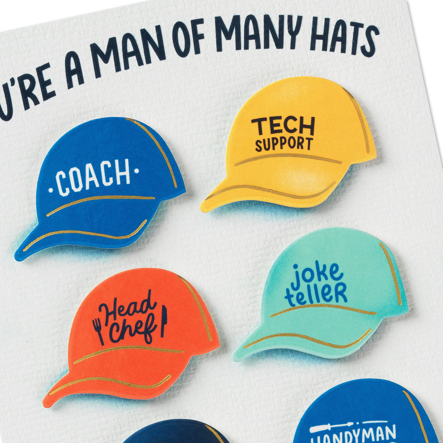 You're a Man of Many Hats Father's Day Card for Dad, , large image number 4