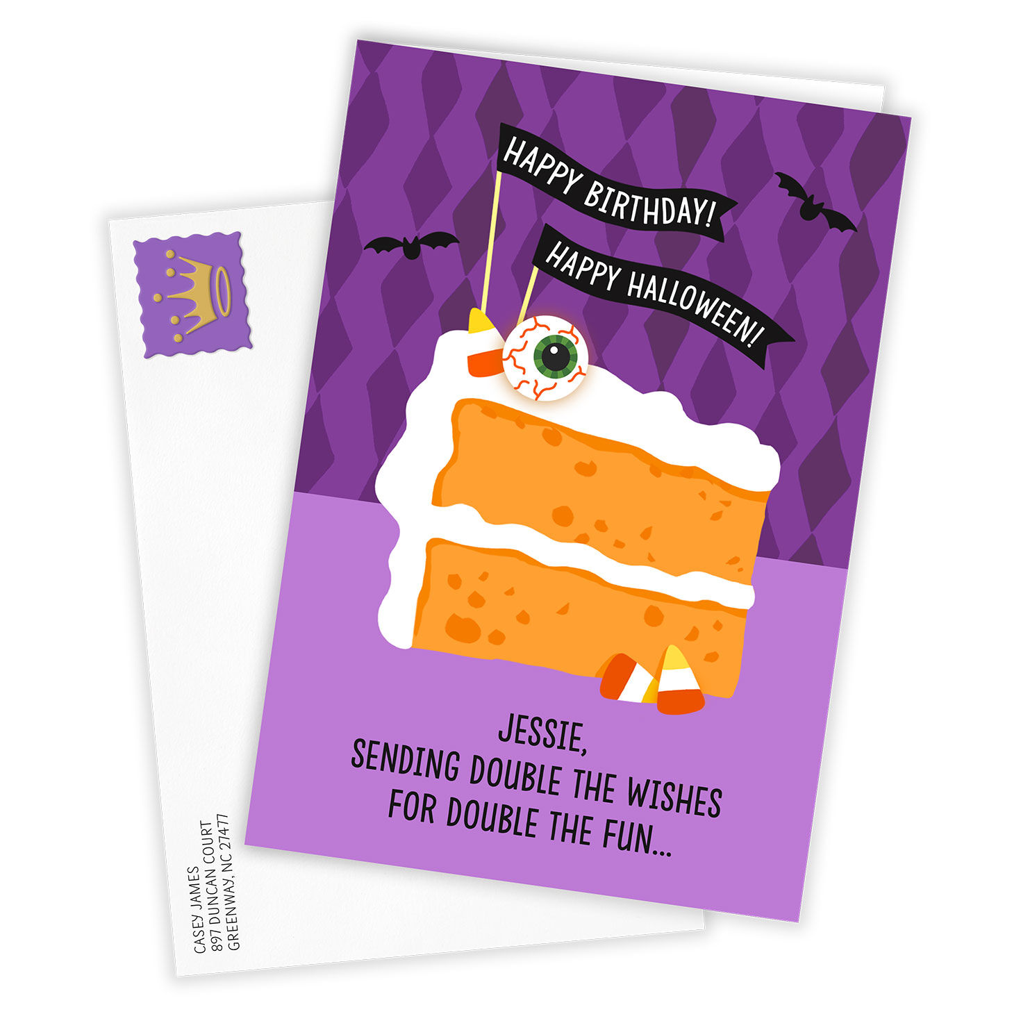 Double the Fun Custom Halloween Birthday Card for only USD 4.99 | Hallmark