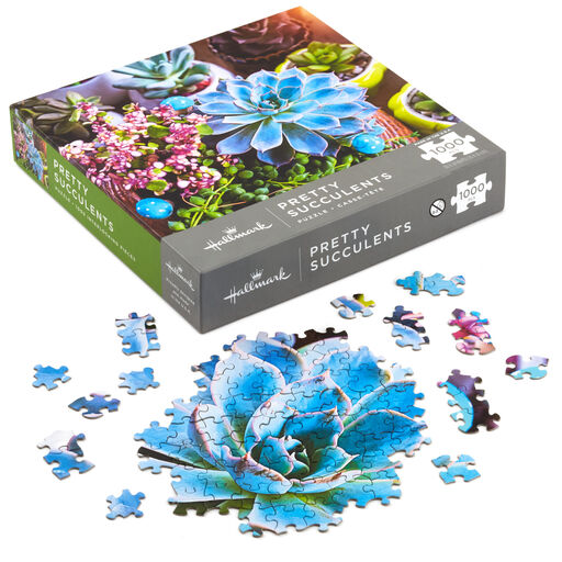 Pretty Succulents 1,000-Piece Puzzle, 