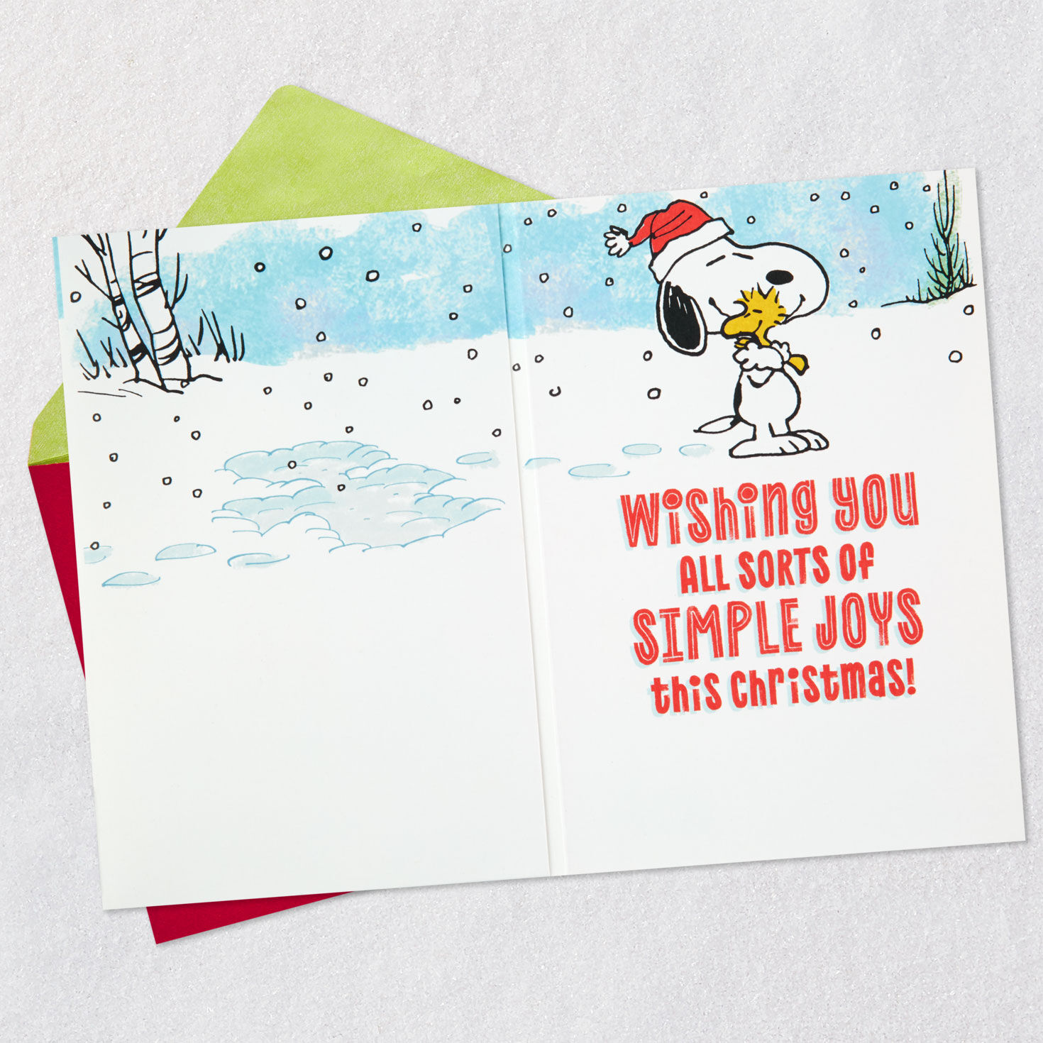 Peanuts&reg; Snoopy Snow Angel Musical Christmas Card With Motion, , large image number 3