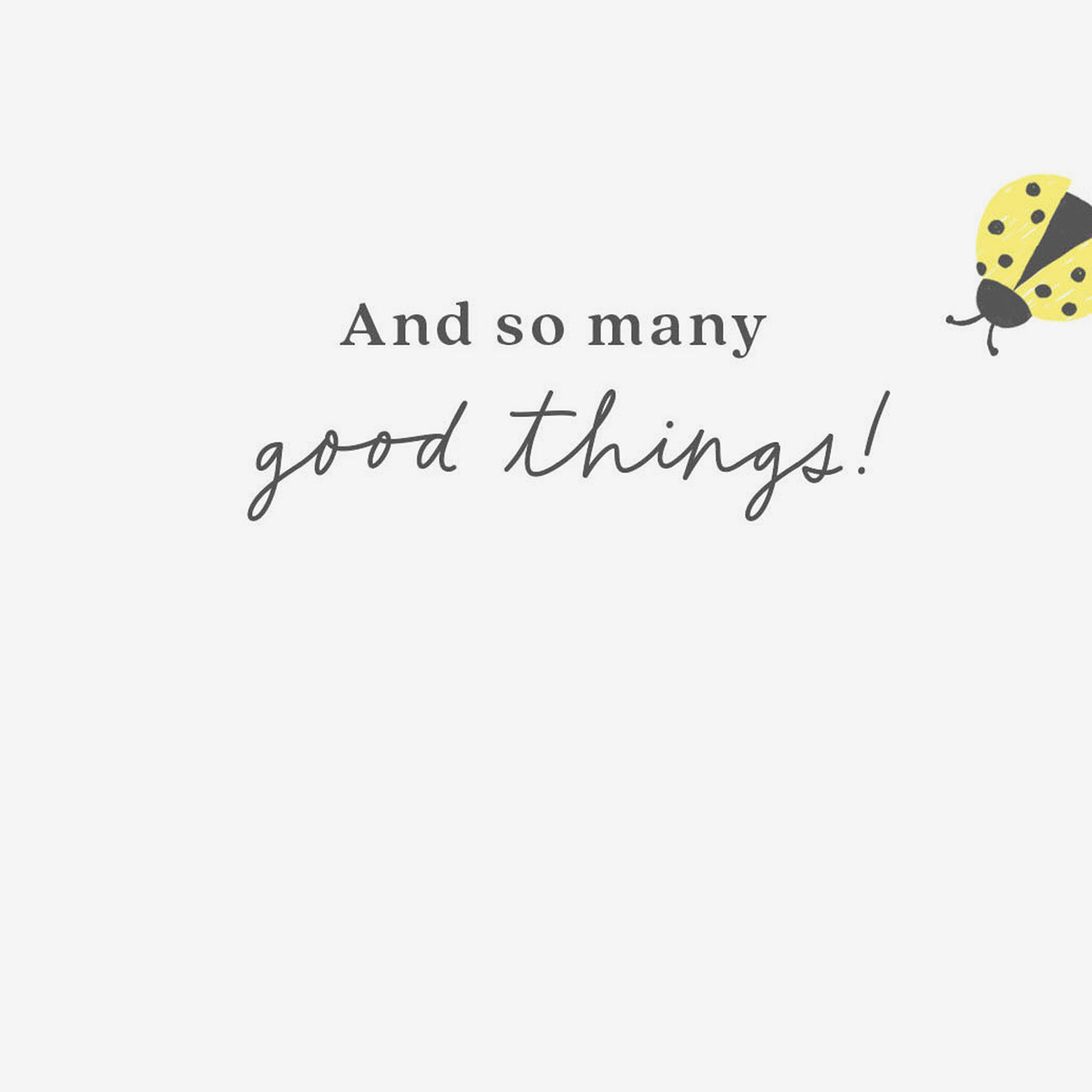 Red and Blue Ladybug Good Luck Card Sentiment image number 2
