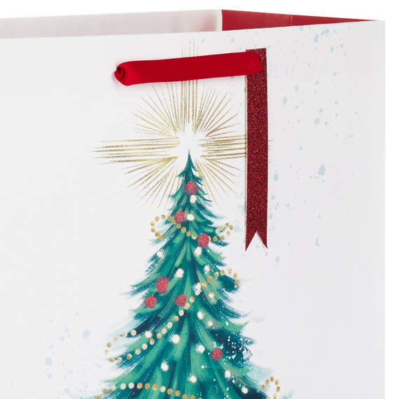20" Elegant Evergreen Jumbo Christmas Gift Bag, , large image number 4