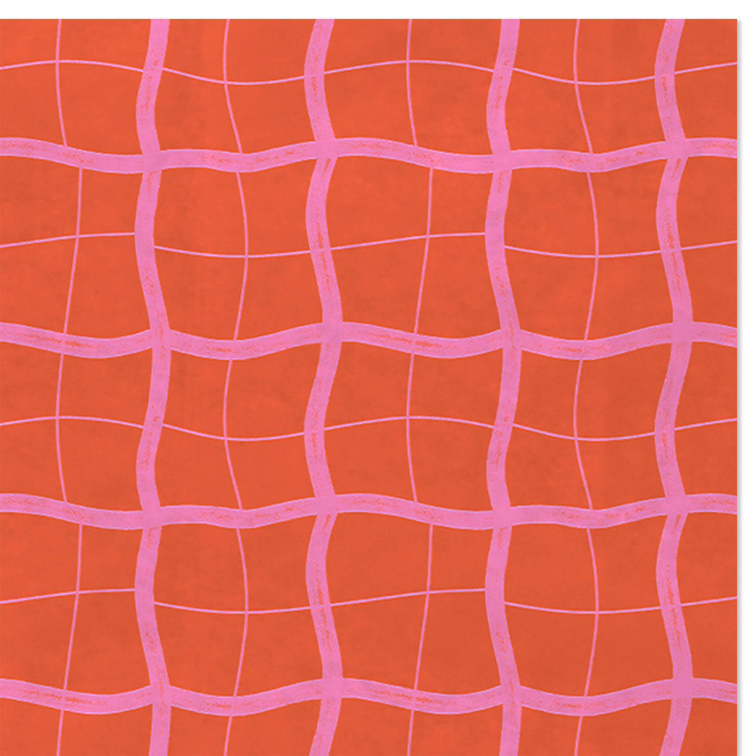 Pink and Red Plaid Tissue Paper With Stickers tissue flat image number 4