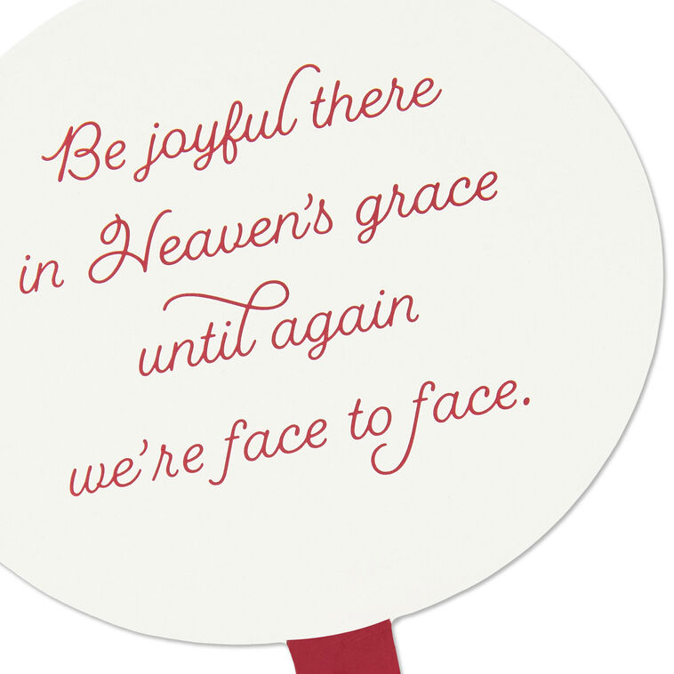 Oval Garden Stake With Faith Message closeup detail image number 3