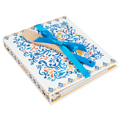 Big, Happy Life Recipe Book With Wooden Spoon, 