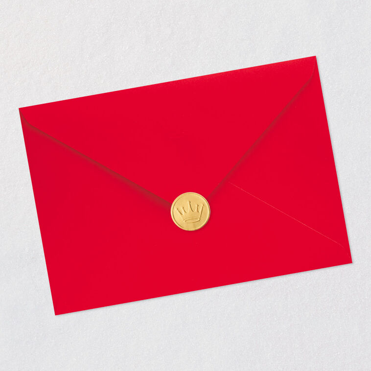 Skateboarding Dog Grandson Valentine's Day Card Envelope Back with Seal image number 8