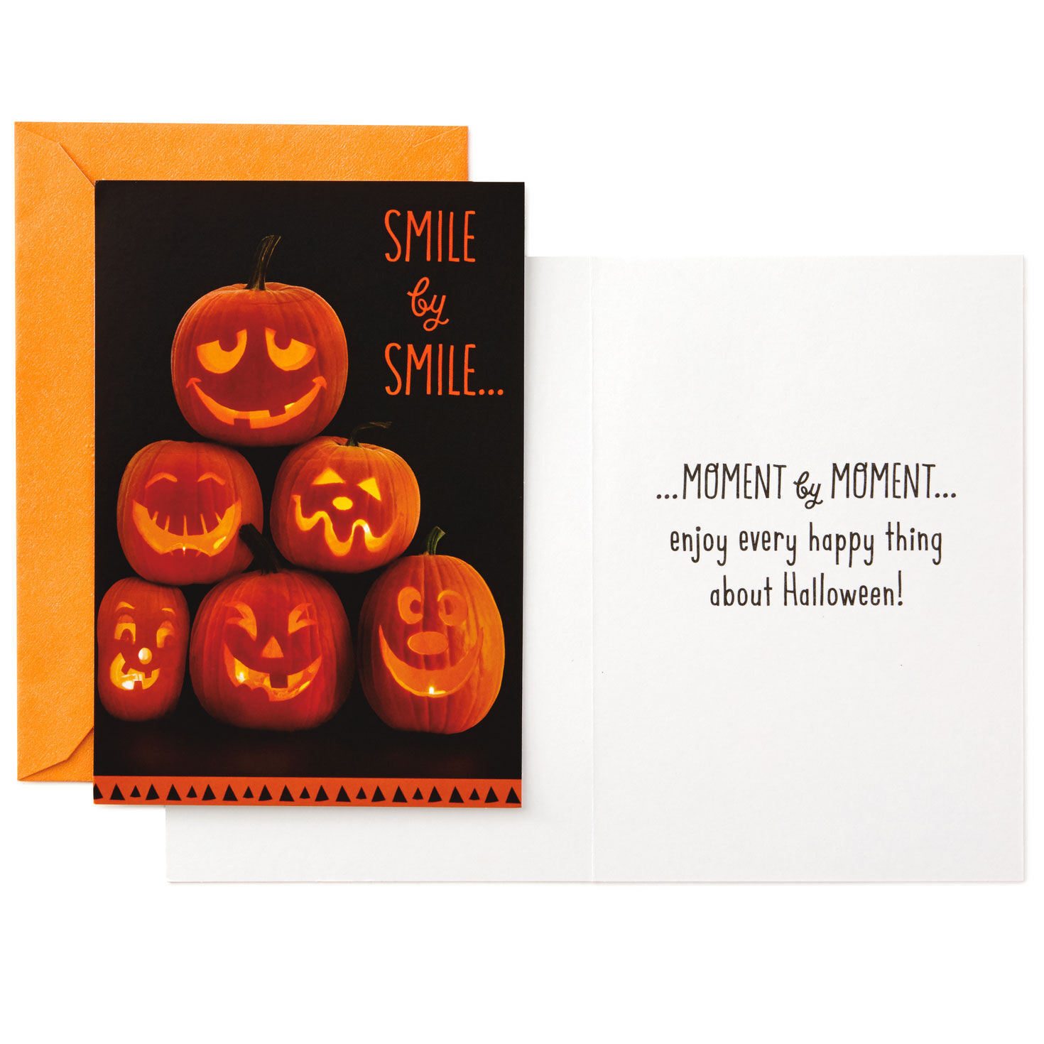 Pumpkin and Witch Halloween Card Assortment Card Front with Sentiment image number 2