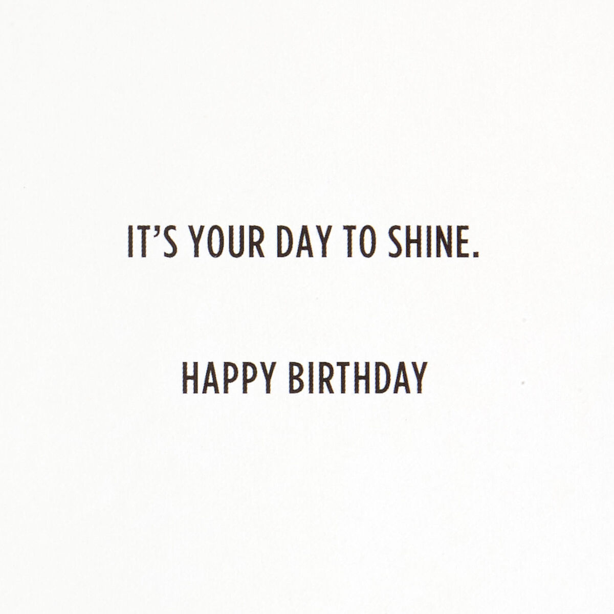 Your Day To Shine Glittery Birthday Card - Greeting Cards - Hallmark