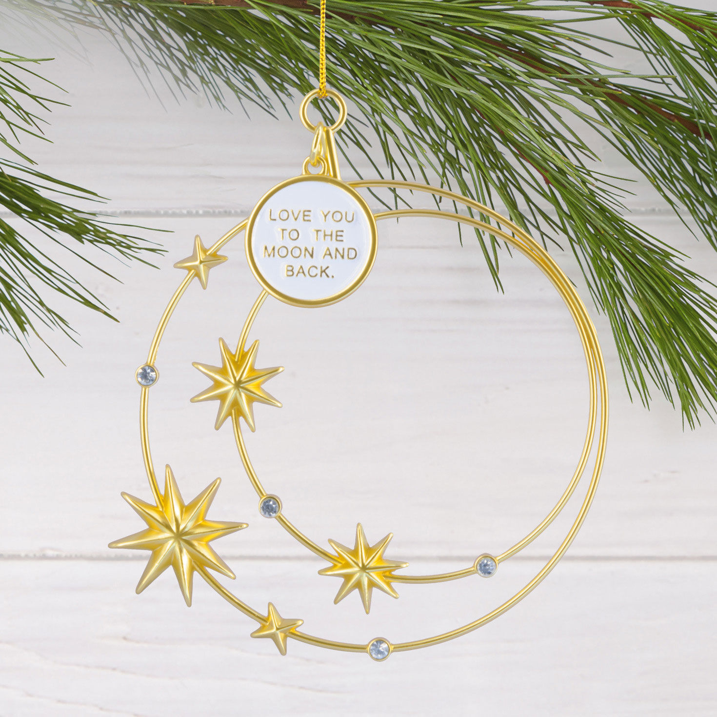 Signature Love You to the Moon Constellation Metal Hallmark Ornament for only USD 22.99 | Hallmark
