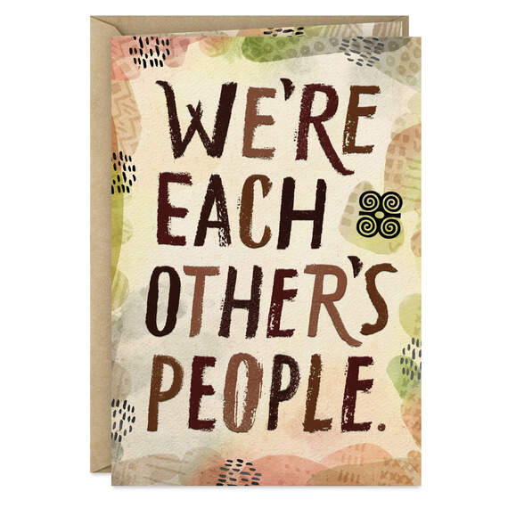 We Stand Strong Together Encouragement Card