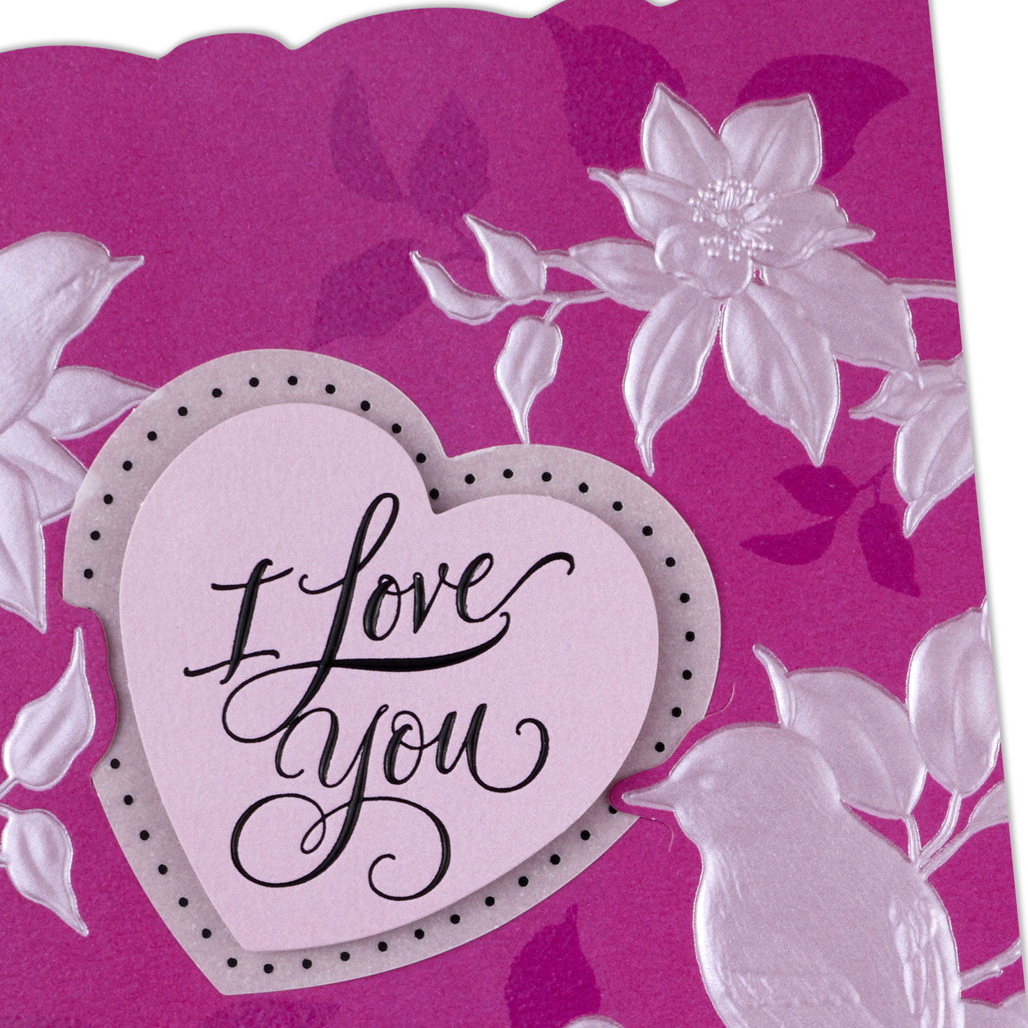 Birds and Flowers Wife Birthday Card Card Front Detail image number 5
