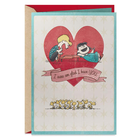 Peanuts® I Heart U Valentine's Day Card, , large
