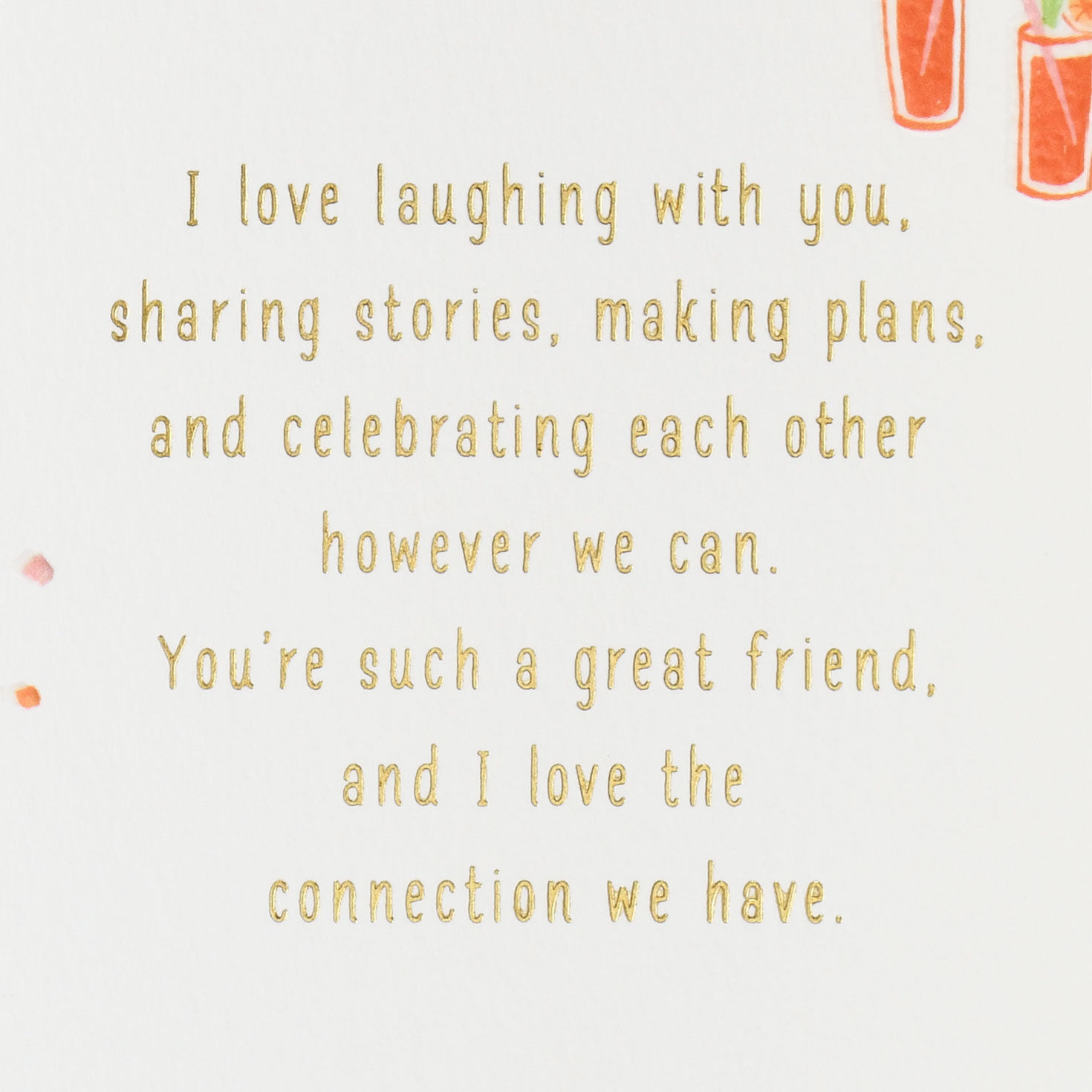 Cute Patio Table and Chairs Birthday Card Sentiment image number 2