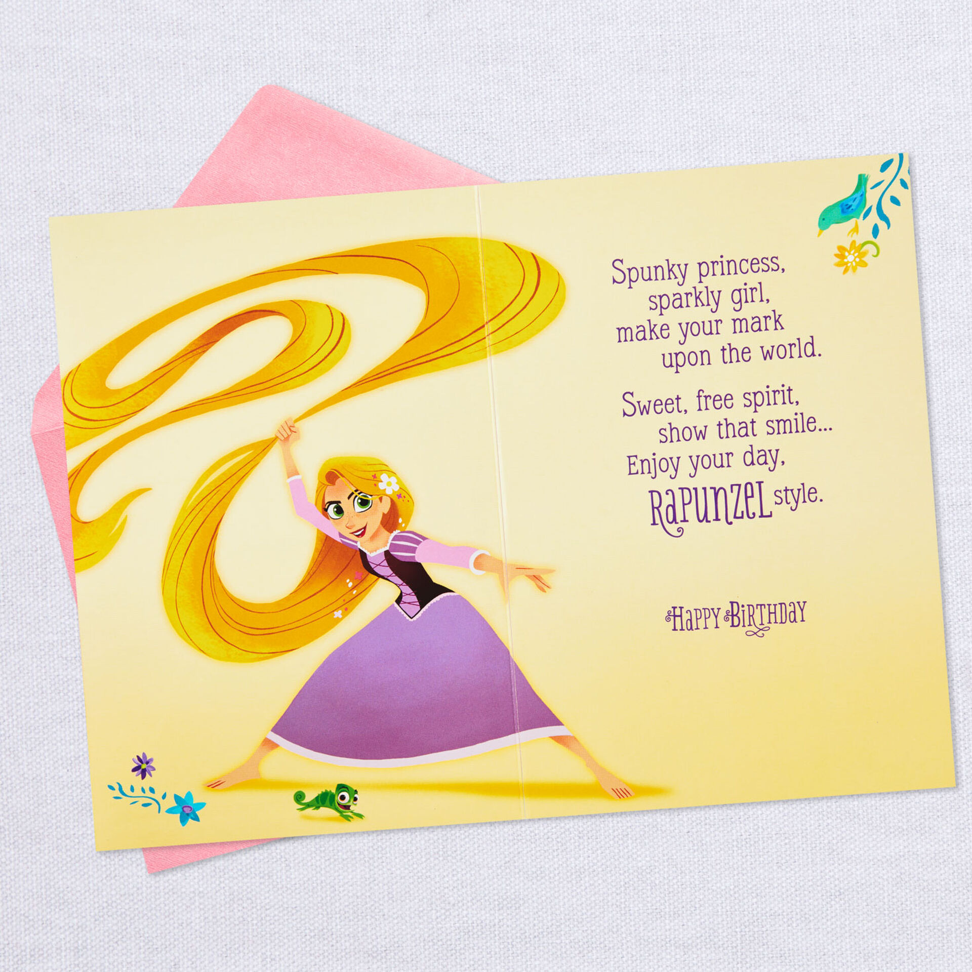 Disney Tangled Rapunzel Style Musical Birthday Card With Light disney-tangled-rapunzel-style-musical-birthday-card-with-light
