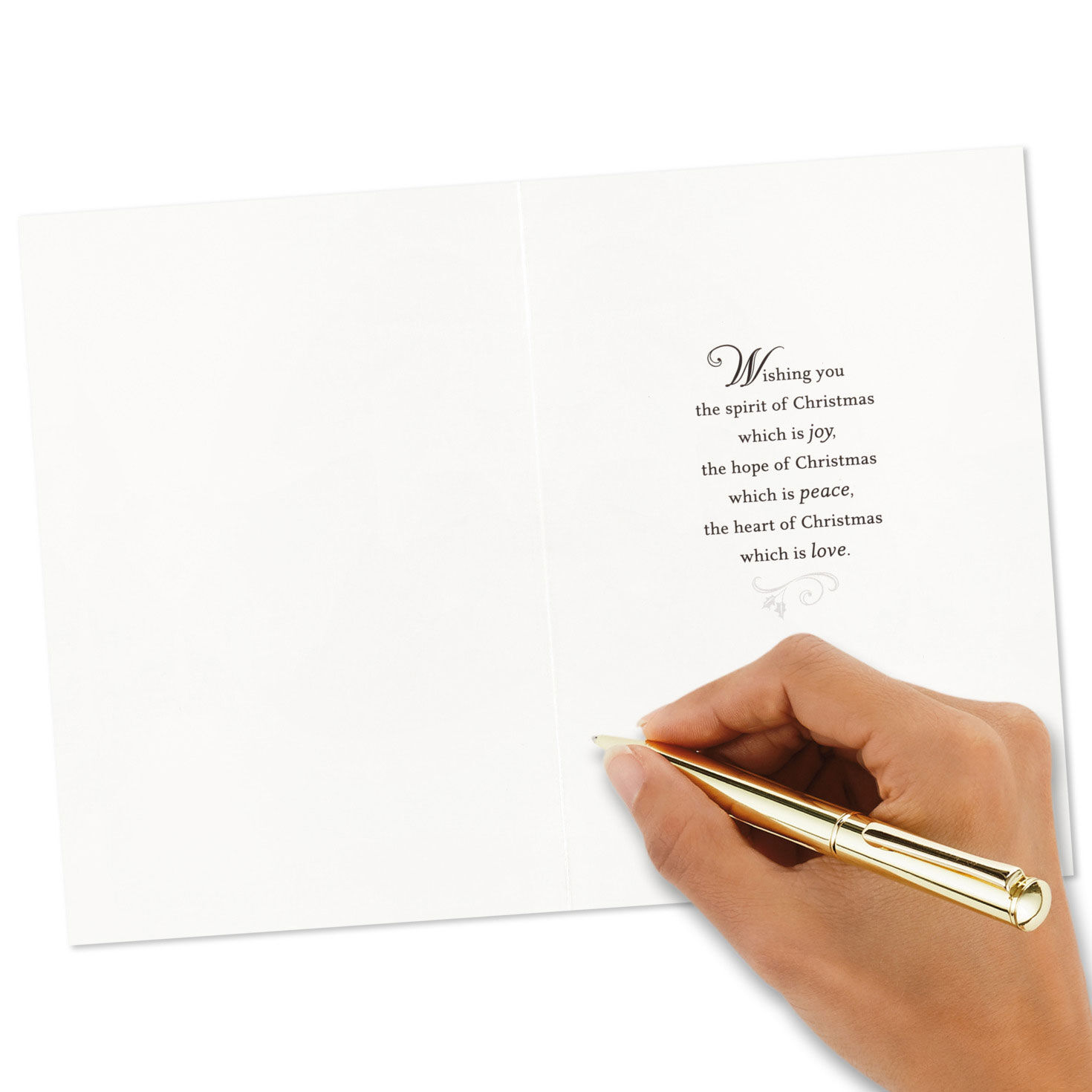 Green Foil Wreath Boxed Christmas Cards, Pack of 12, , large image number 6