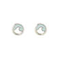 Pura Vida Enamel Wave Silver Stud Earrings, , large image number 1