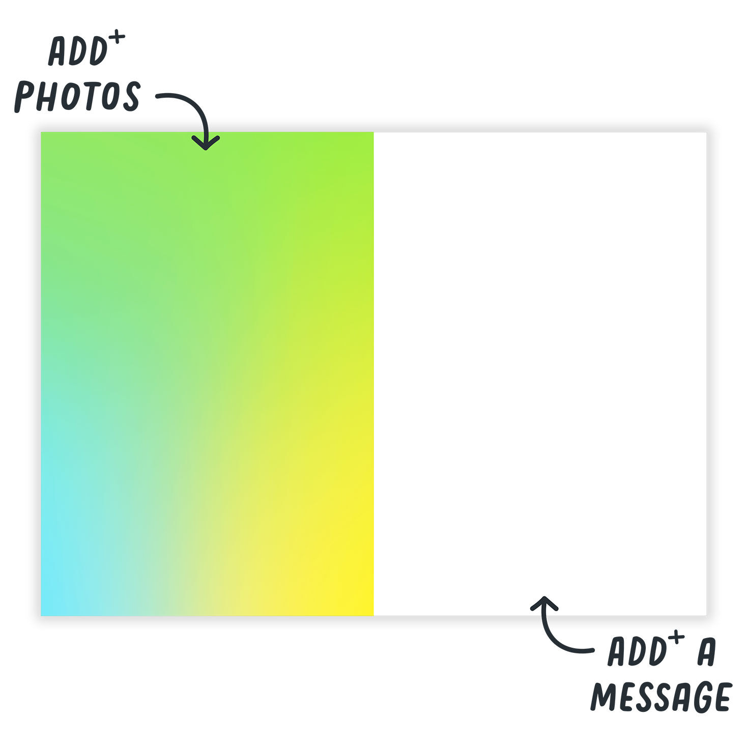 Personalized Rainbow Frame Photo Card  image number 3