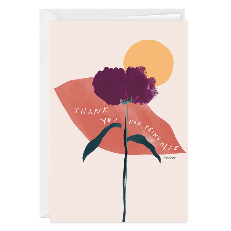 Morgan Harper Nichols I'm Better Because of You Custom Thank-You Card