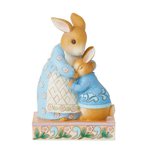 Jim Shore Mrs. Rabbit and Peter Rabbit Figurine, 6", 
