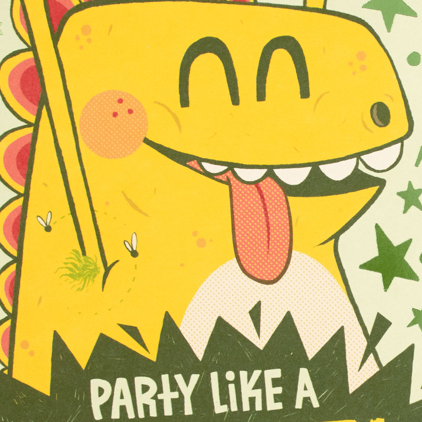 Party Like a Dinosaur Birthday Card With Stickers for only USD 3.99 | Hallmark