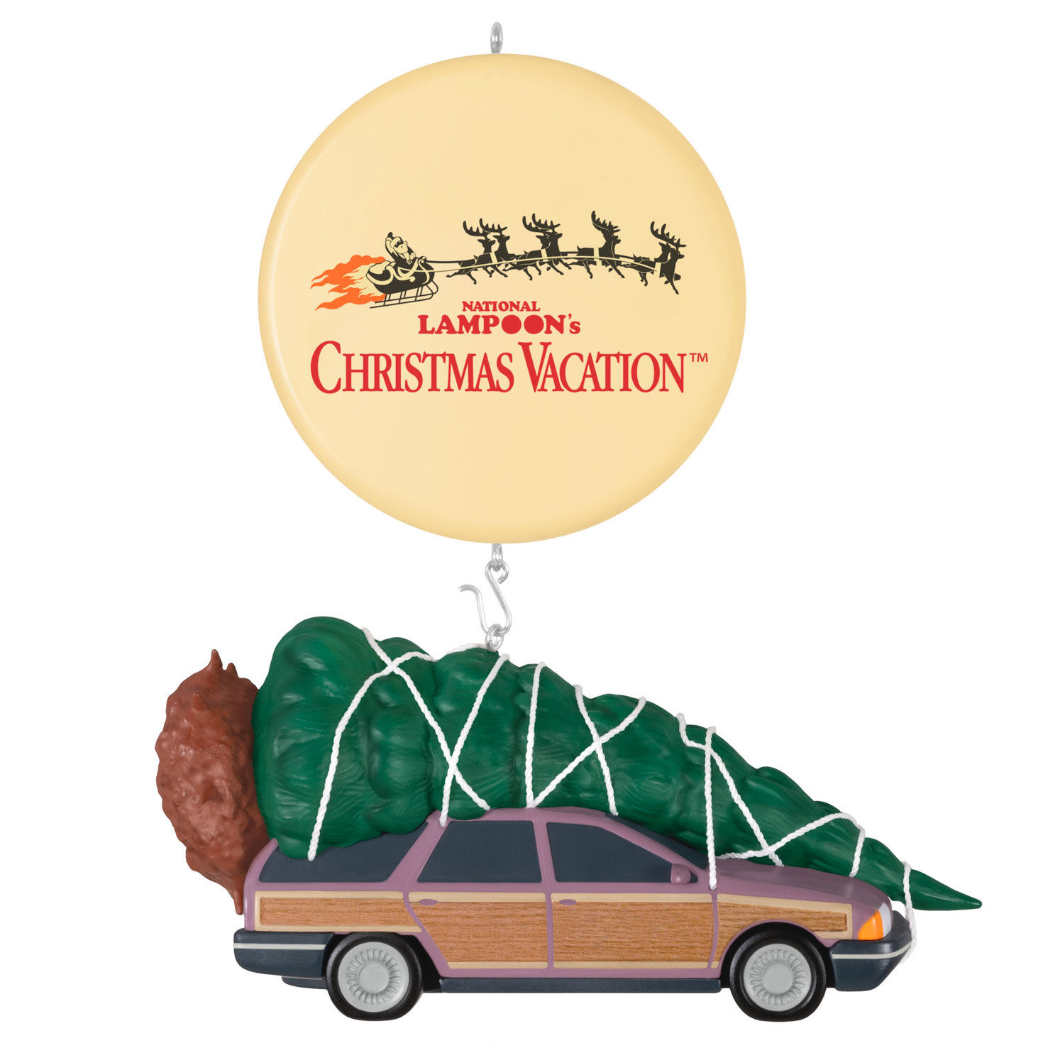 Christmas Vacation Car Personalized Ornament Back image number 2
