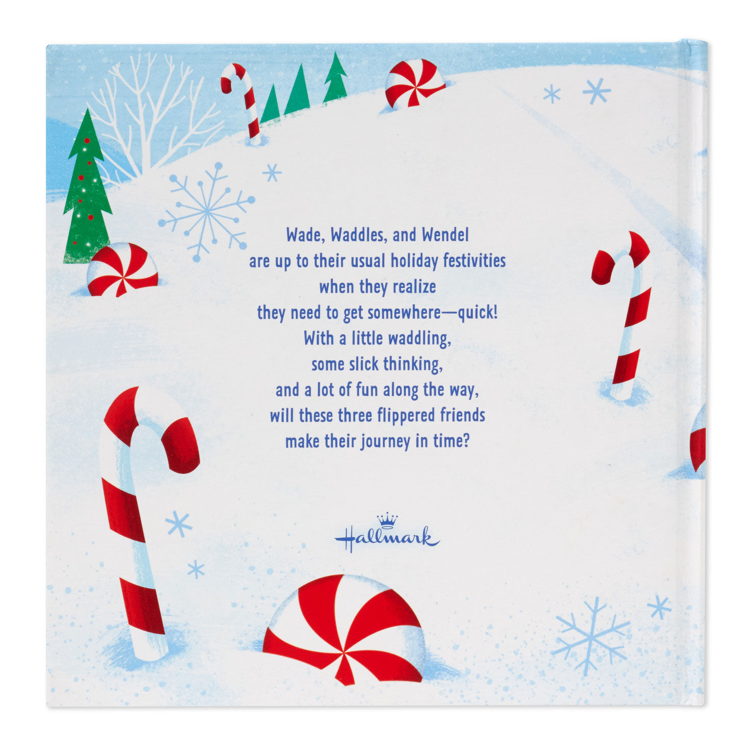 Crashing Through the Snow Playful Penguins Kids' Book back image number 2