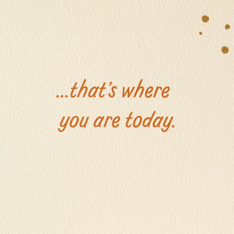 Brushstrokes and Leaves Religious Encouragement Card Sentiment image number 2