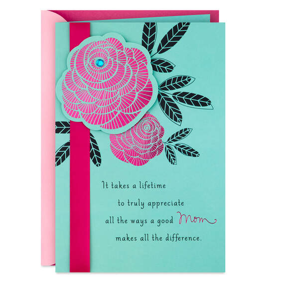 Thanks for Your Love and Caring Birthday Card for Mom, , large image number 1