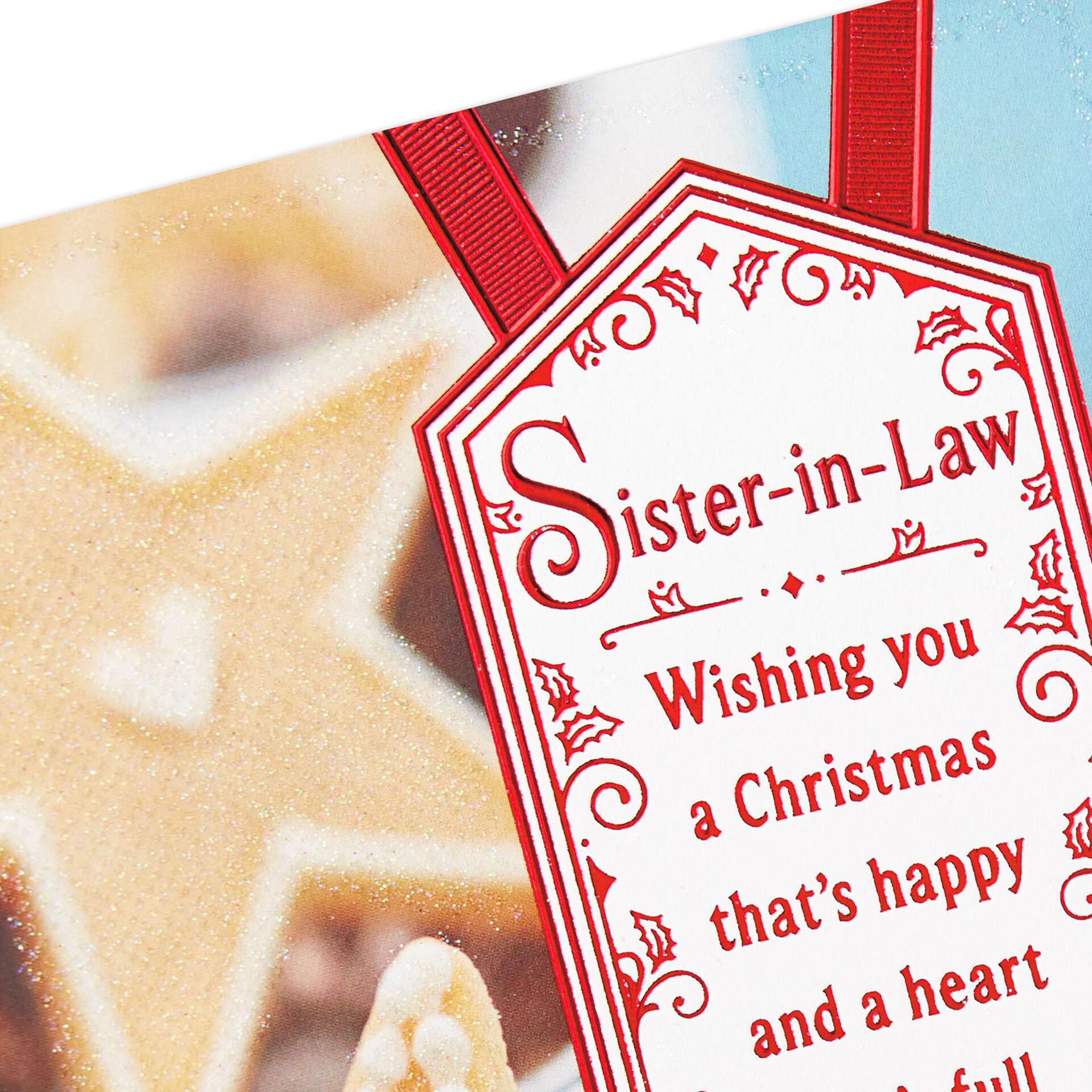 Wishing You Warm Blessings Christmas Card for Sister-in-Law - Greeting