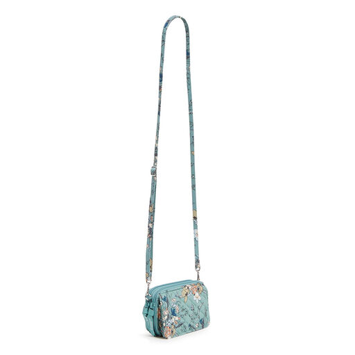 Vera Bradley RFID All-in One Crossbody Purse in Sunlit Garden Sage, 