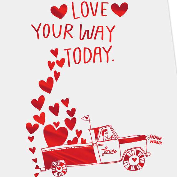 Sending a Little Love Valentine's Day Card, , large image number 4