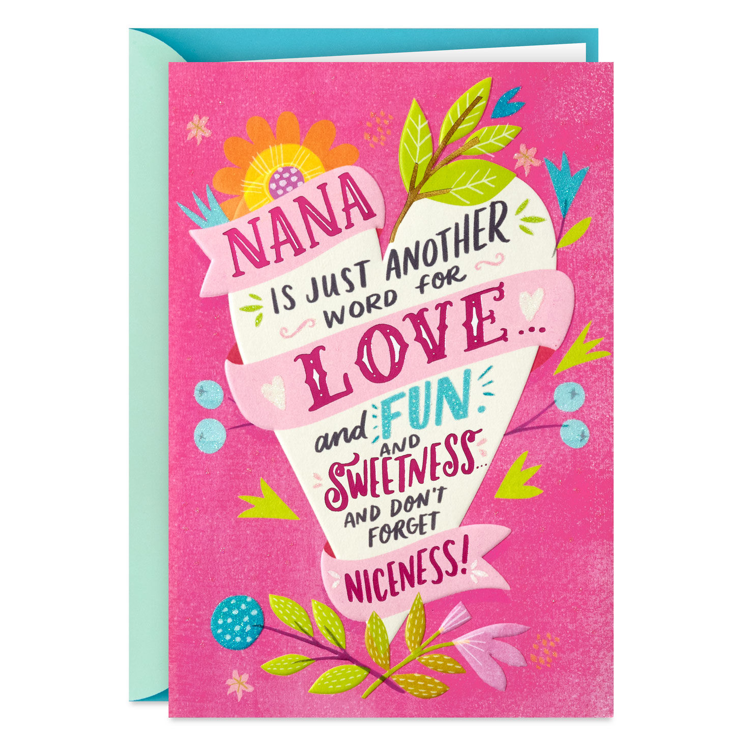 You're All the Good Stuff a Kid Needs Pop-Up Birthday Card for Nana