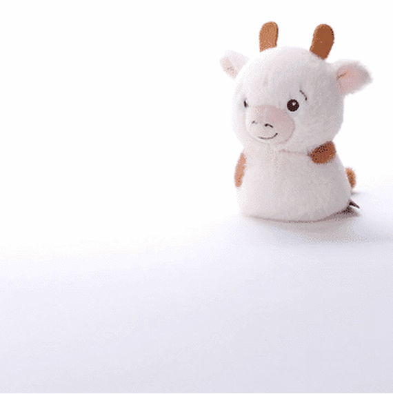 Zip-Along Cow Plush Toy, , large image number 2