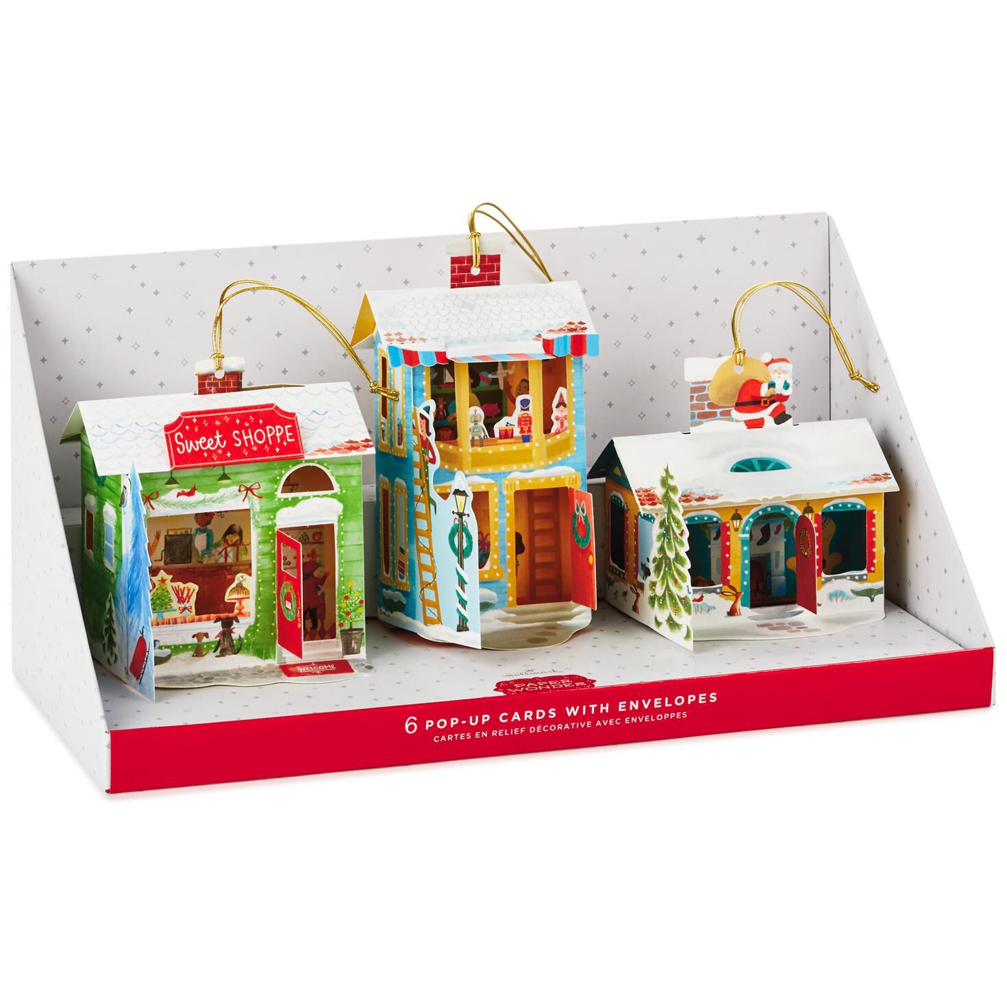 christmas village buildings pop up assorted christmas cards box of 6 boxed cards hallmark - Hallmark Christmas Village christmas village buildings pop up assorted christmas cards box of 6 boxed cards hallmark - Hallmark Christmas Village