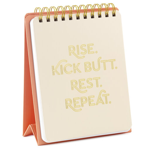 Kick Butt, Repeat Easel Notebook, 