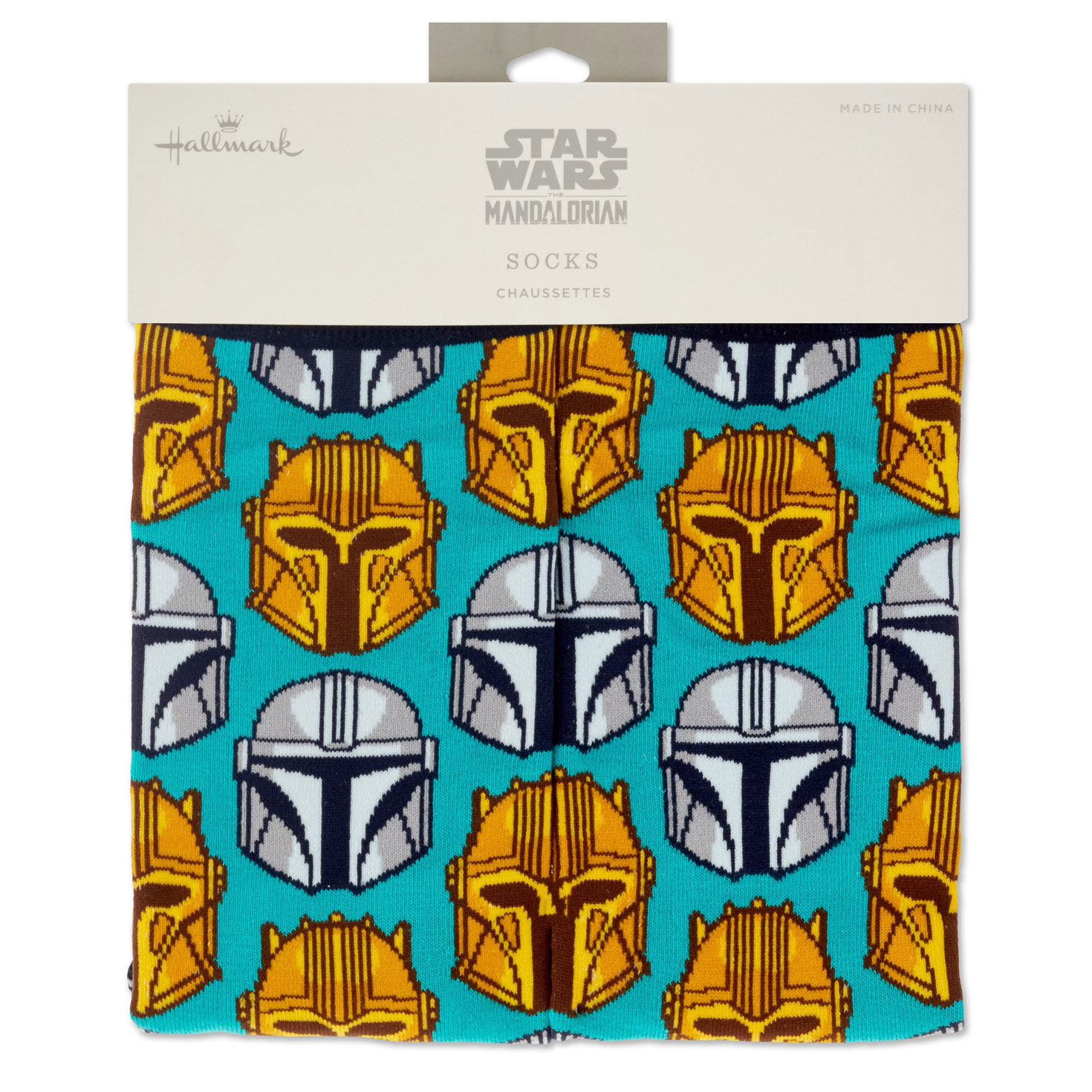 Star Wars: The Mandalorian™ Helmet Novelty Crew Socks for only USD 14.99 | Hallmark