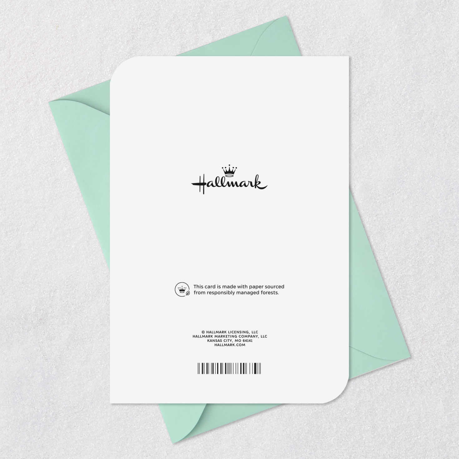 Abstract Heart Adoption Congratulations Card Card Back with Envelope image number 7