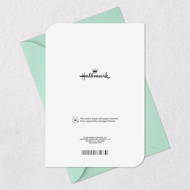Abstract Heart Adoption Congratulations Card Card Back with Envelope image number 7