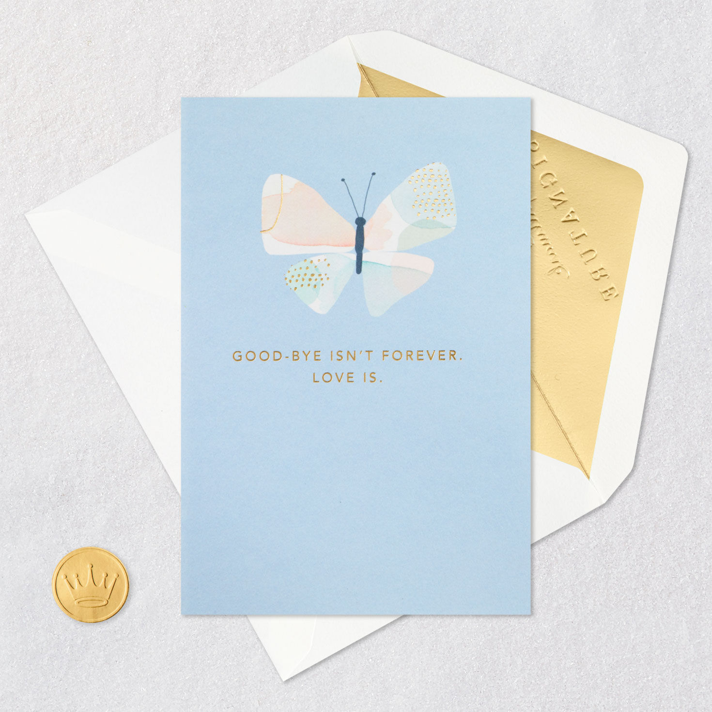 Love Is Forever Sympathy Card, , large image number 5